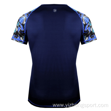 Moisture Wicking Dry Fit T Shirt Black Royal